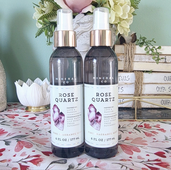 Bath Body Works Rose Quartz Fine Fragrance Mist X2
